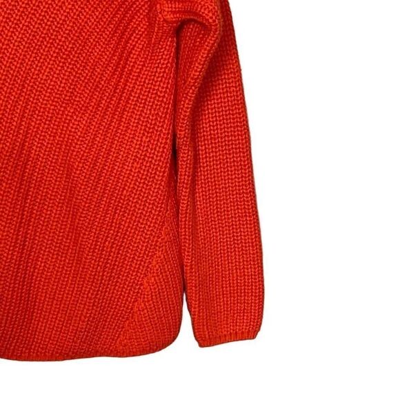 Rachel Zoe New York Women's Orange Knitted Long-Sleeve Sweater Size M NWT - Picture 6 of 16